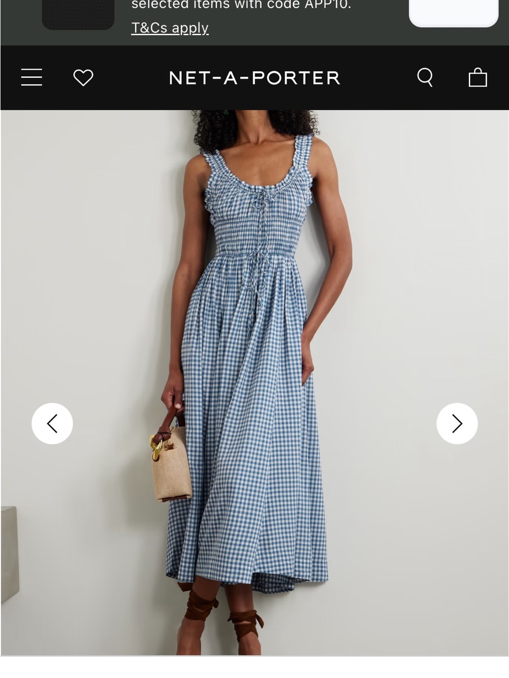 Doen Emmaretta Gingham Maxi Dress